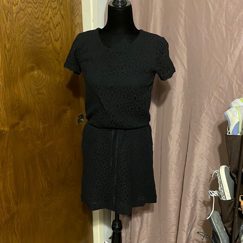 Lou & Grey lined mini dress with pockets,sz.XS